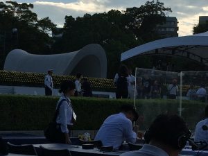 平和記念式典（広島市原爆死没者慰霊式）2017年8月6日（日）