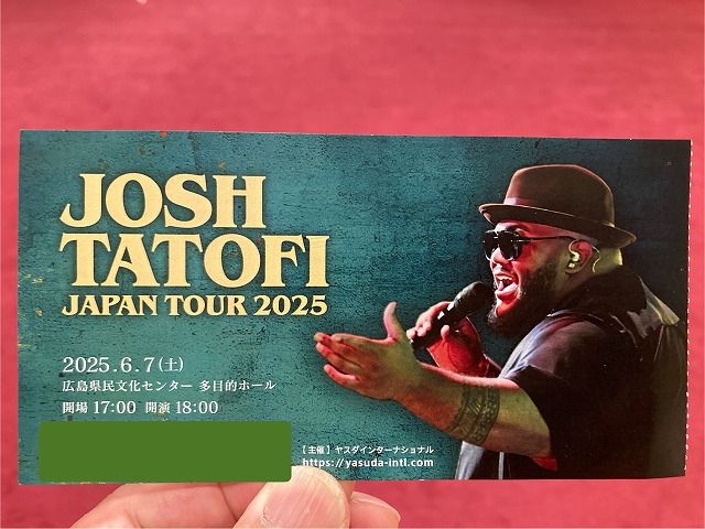 joshtatofi（ジョシュタトフィ）の素敵なステージを聴きました♪