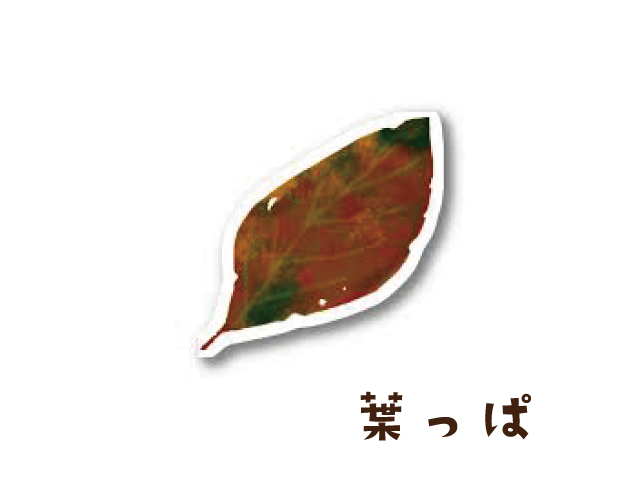 葉っぱみたいなアイウェアKAMUROの茶色いメガネ